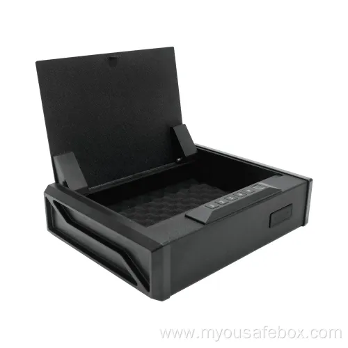 Home Pistol Safe Box with Fingerprint and Key